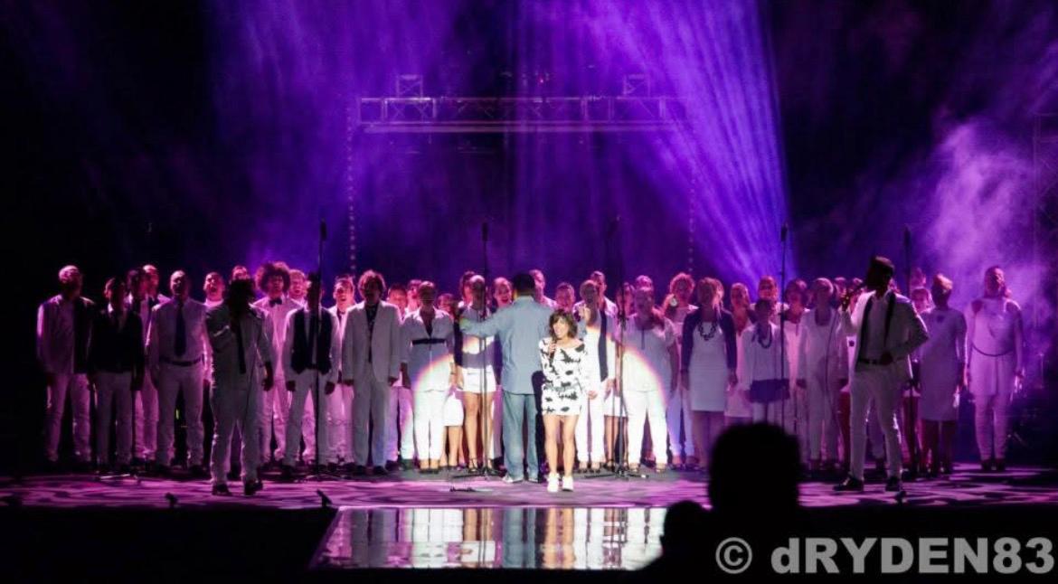Momento musicale sul palco